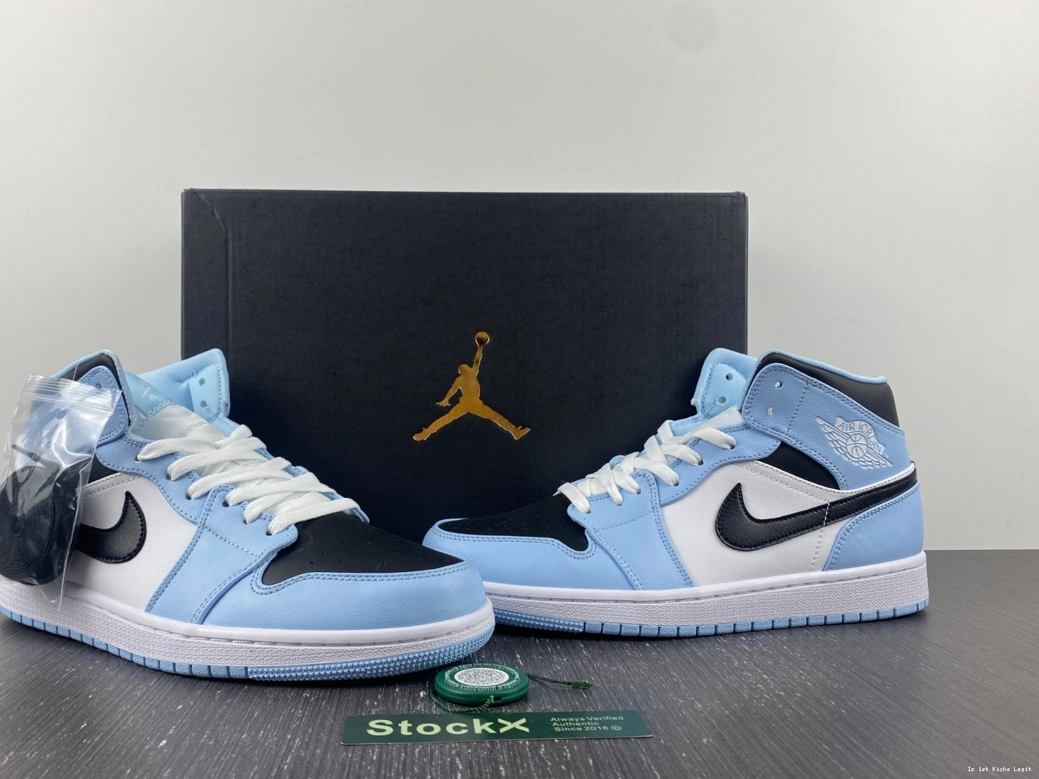 Ice 1 Jordan 555112-401 Mid Air GS Blue 0910